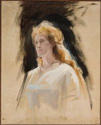 Zyglinda, portretschets van de actrice Adelajda Bolska