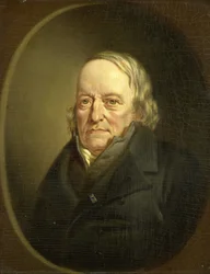 Portret van Johannes Kinker, dichter en filosoof, professor in Luik