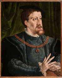 Portret van keizer Karel V 1500-1558