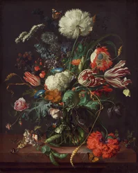 Vaas met bloemen