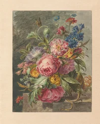 Stilleven met bloemen