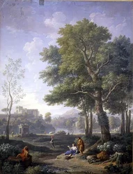 Capriccio Uitzicht met een Belvedere