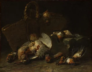 Een mand en vogels