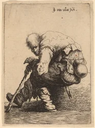 Zittende Bedelaar, 1632