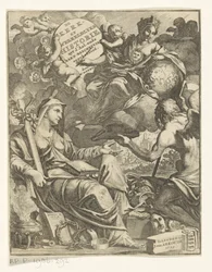Allegorie op de kerk- en wereldgeschiedenis