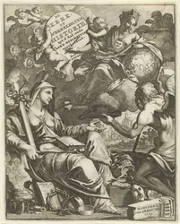 Allegorie op de kerk- en wereldgeschiedenis