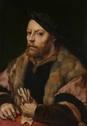 Een man met een handschoen, ca. 1532