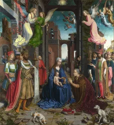 De aanbidding der koningen. 1510-15