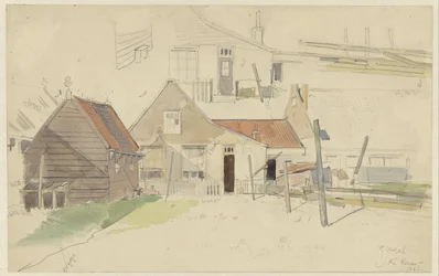 Studies van huizen in de Vinkenbuurt, Amsterdam