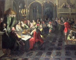 Belshazzars feest, ca. 1600