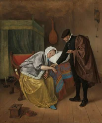 De zieke vrouw