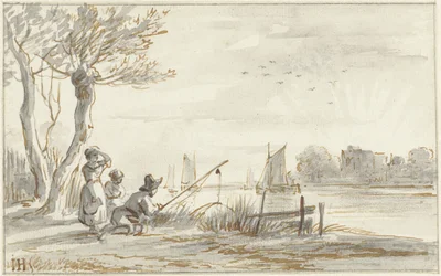 Zomers riviergezicht