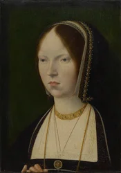 Een Vrouw, traditioneel geïdentificeerd als Isabella I van Castilië, c.1492-97