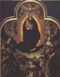De Maagd Maria in Glorie