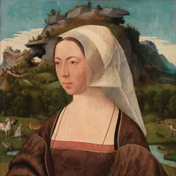 Portret van een onbekende vrouw