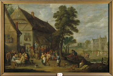 Een uitzicht op Rhenen, 1636