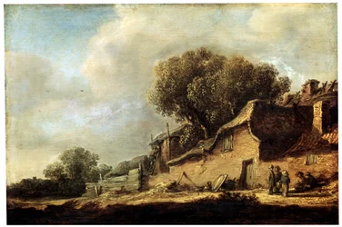 Landschap met een boerenhuisje, 1631