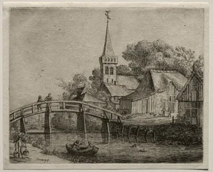 De houten brug