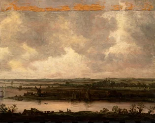 Uitzicht op het Spaarne en de Haarlemmermeer