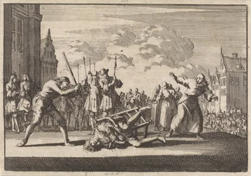 Te Mainz wordt de keizerlijke opperkrijgscommissaris Cronsbruck onthoofd, 1691