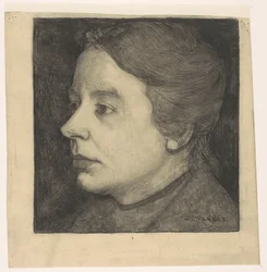 Portret van Anne Mankes-Zernike