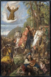 Bohdan Khmelnytsky met Tugay Bey bij Lviv