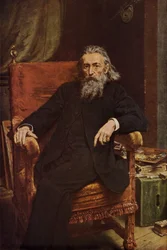 Zelfportret van de Poolse schilder Jan Matejko, 1892