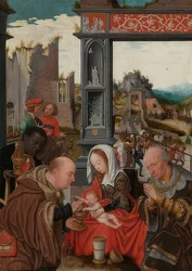 Aanbidding der koningen. Circa 1520-25