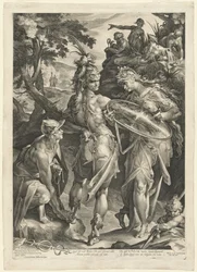 Minerva en Mercurius Bewapenen Perseus