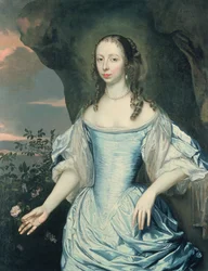 Portret van een dame, 1662
