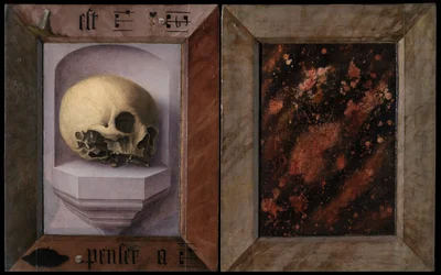 Exterieur van het Diptiek van een Franciscaner Monnik