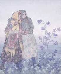Processie van Poolse hooglandvrouwen, ca. 1910