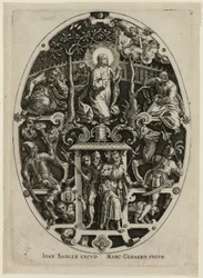 Lijdensweg in de tuin, uit de Passie van Christus
