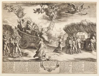 Allegorie op de triomf van Nederland over Spanje