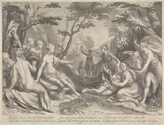 Diana ontdekt de zwangerschap van Callisto