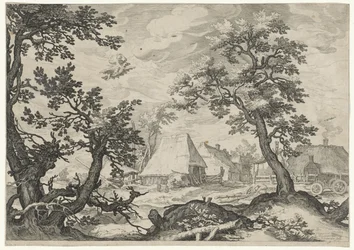 Landschap met de ontvoering van Ganymedes