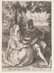 Lente (Music-Making Couple), uit De vier seizoenen