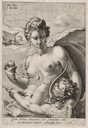 Venus en Cupido, c. 1595