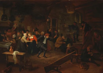 Een bruiloftsfeest