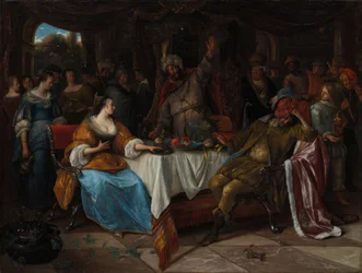 Esther, Ahasveros en Haman