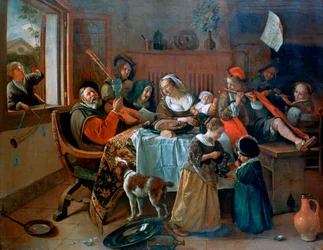 Het vrolijke gezin