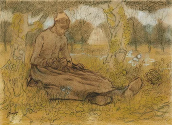 Jong Meisje in de Lente, ca. 1885-90