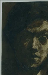 Zelfportret van de schilder Jan Toorop