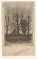Boerderij tussen hoge bomen, Ewijkshoeve