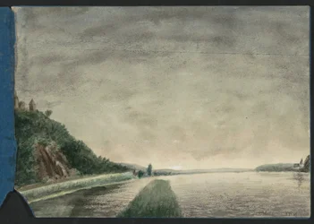 Berglandschap aan een meer