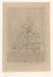 Lezende boerin