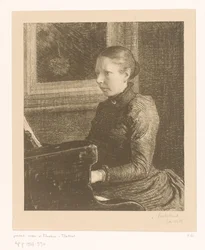 Portret van Agneta Matthes
