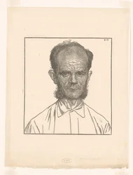 Portret van Louw de tuinman