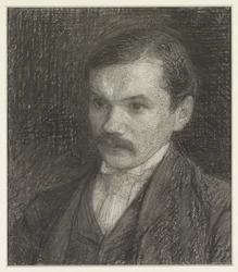 Portret van de schrijver Frederik Willem van Eeden