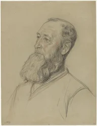 Portret van een eierboer uit Broek